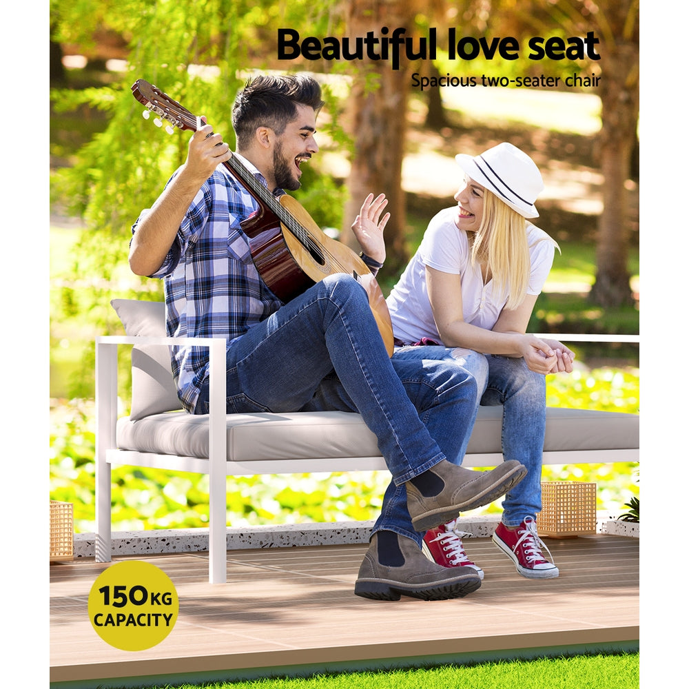 Senegal 4PC Outdoor Lounge Set With Coffee Table - Nova Tech