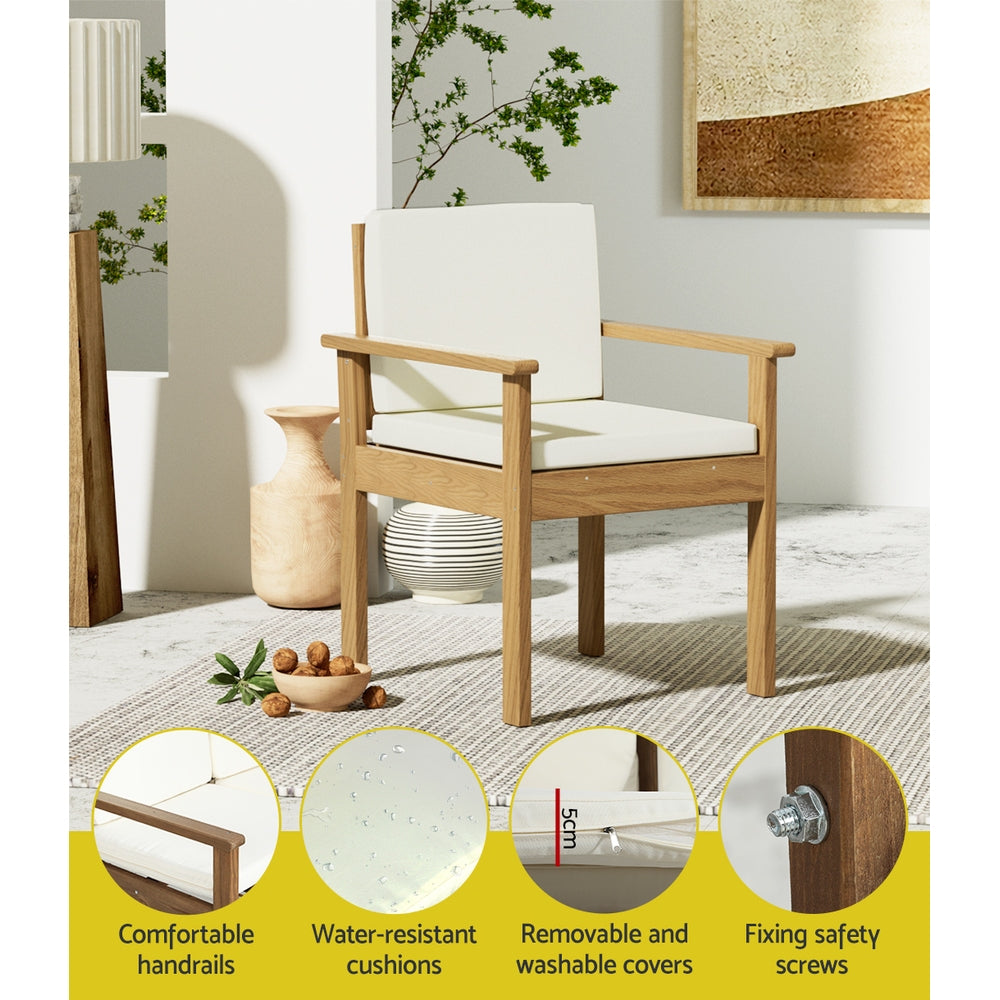 Sierra Leone 4PC Outdoor Lounge Set With Coffee Table