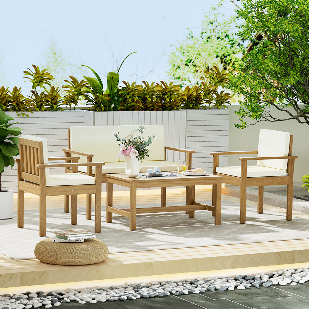 Sierra Leone 4PC Outdoor Lounge Set With Coffee Table