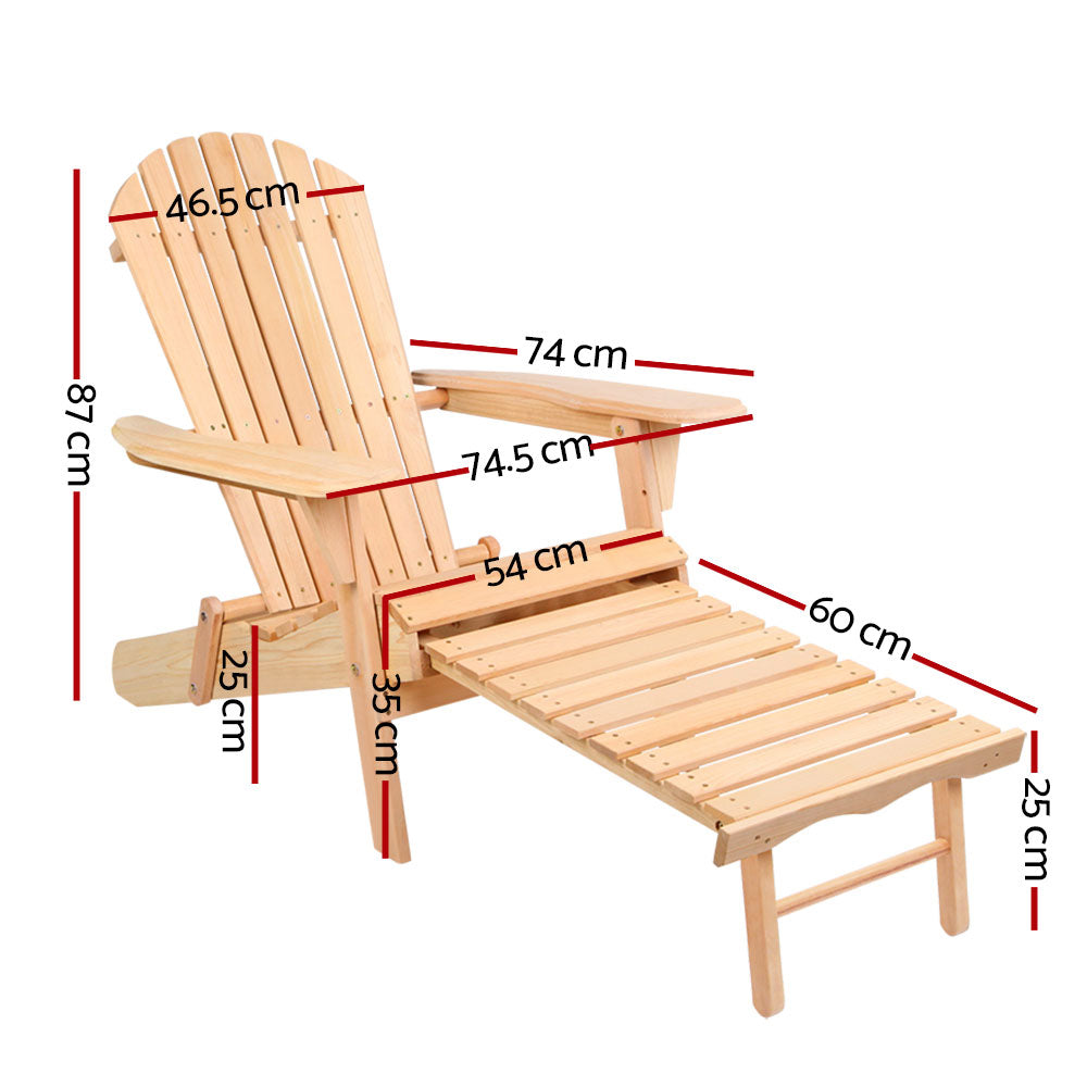 Tunisia Wooden Sun Lounger - Nova Tech