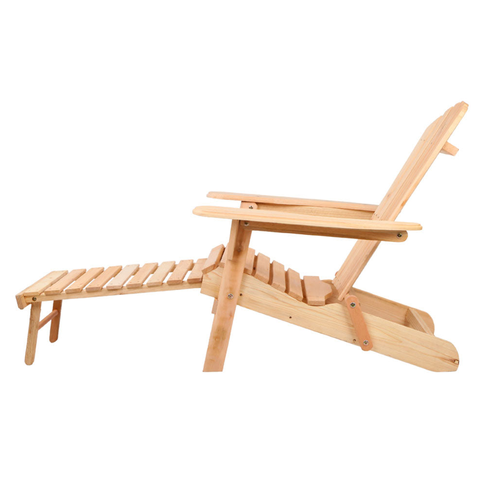 Tunisia Wooden Sun Lounger - Nova Tech