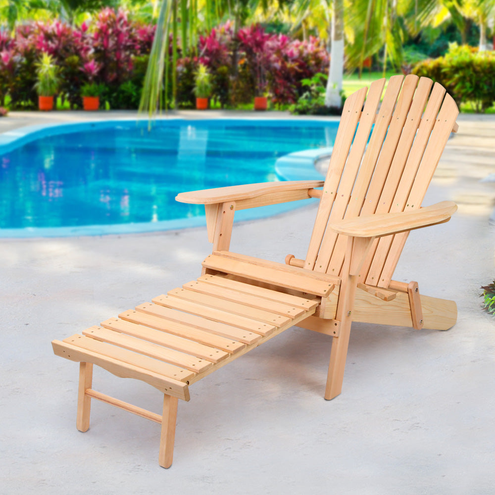 Tunisia Wooden Sun Lounger - Nova Tech