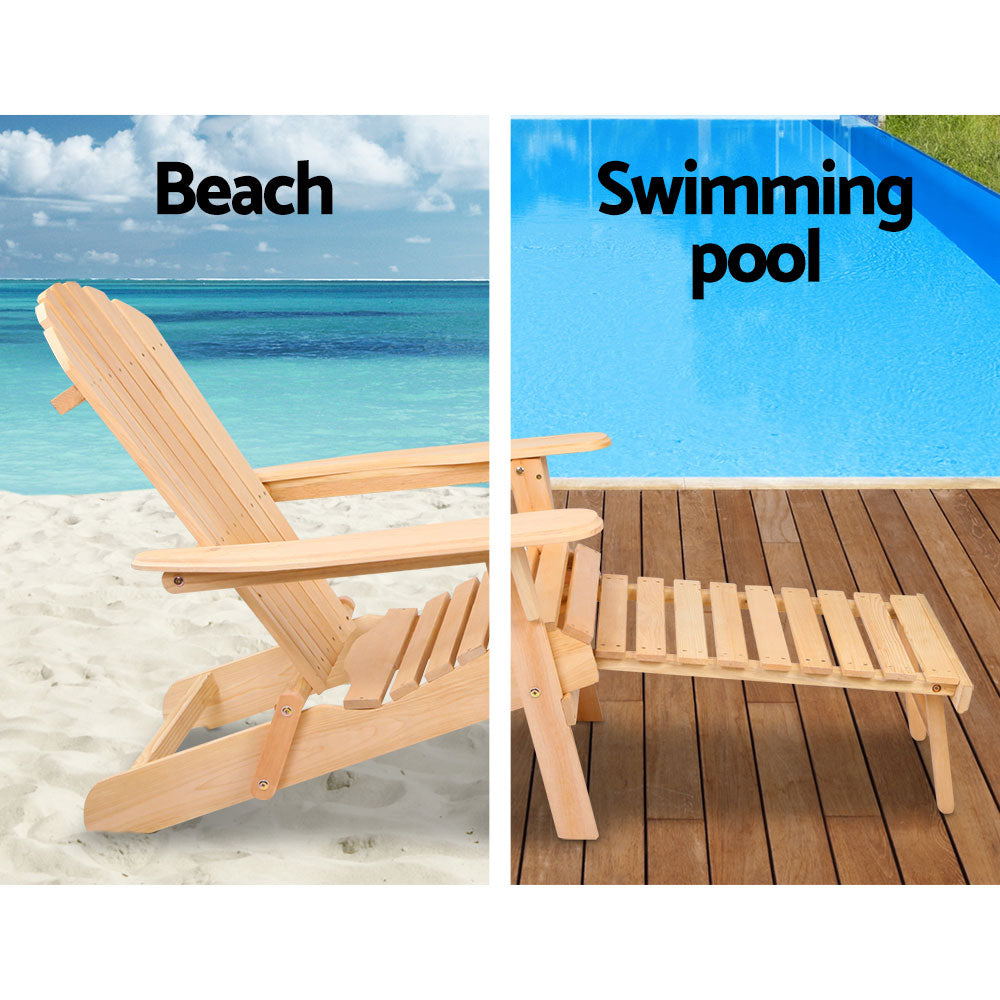 Tunisia Wooden Sun Lounger - Nova Tech