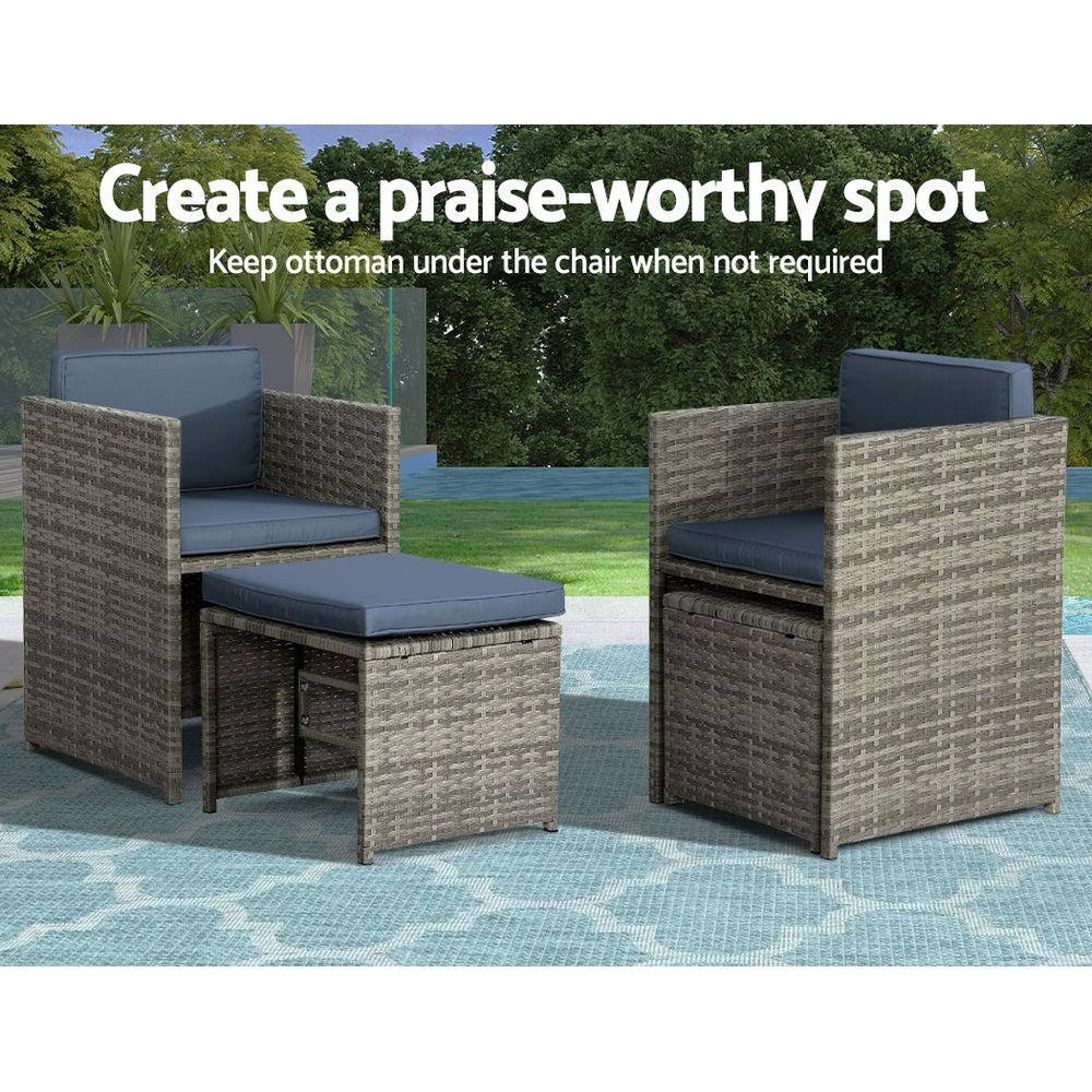 El Salvador 11PC Outdoor Dining Set - Nova Tech