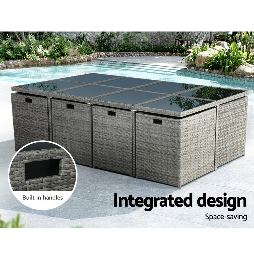 El Salvador 13PC Outdoor Dining Set - Nova Tech