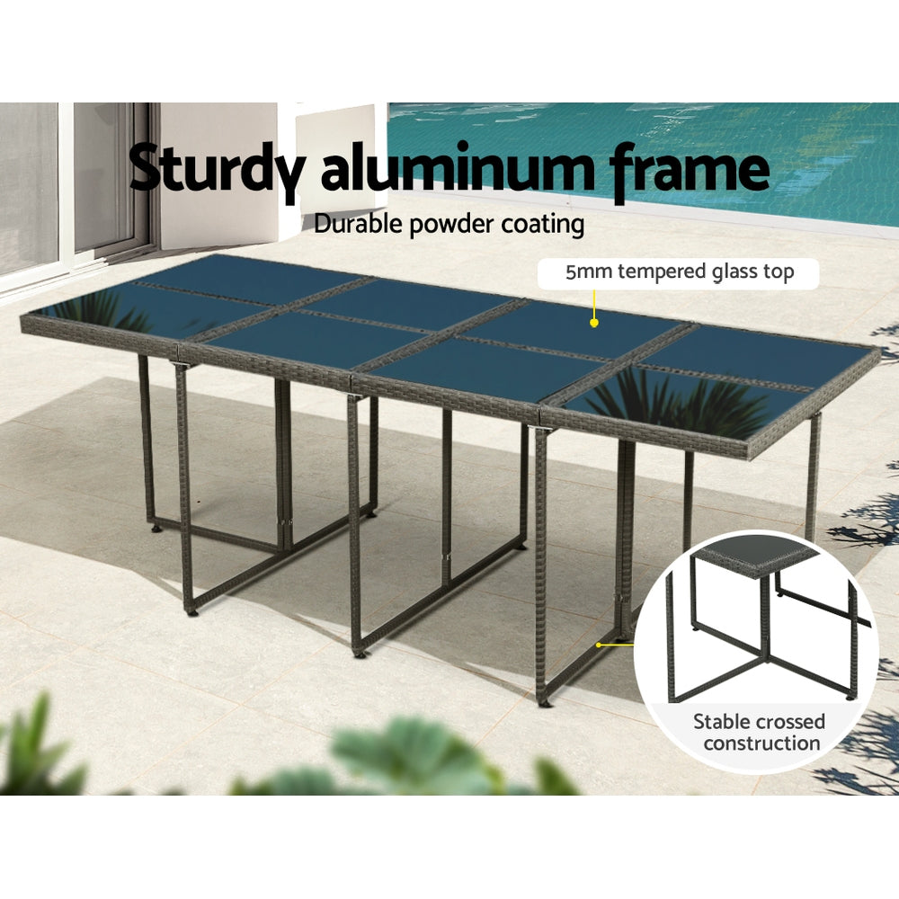 El Salvador 13PC Outdoor Dining Set - Nova Tech