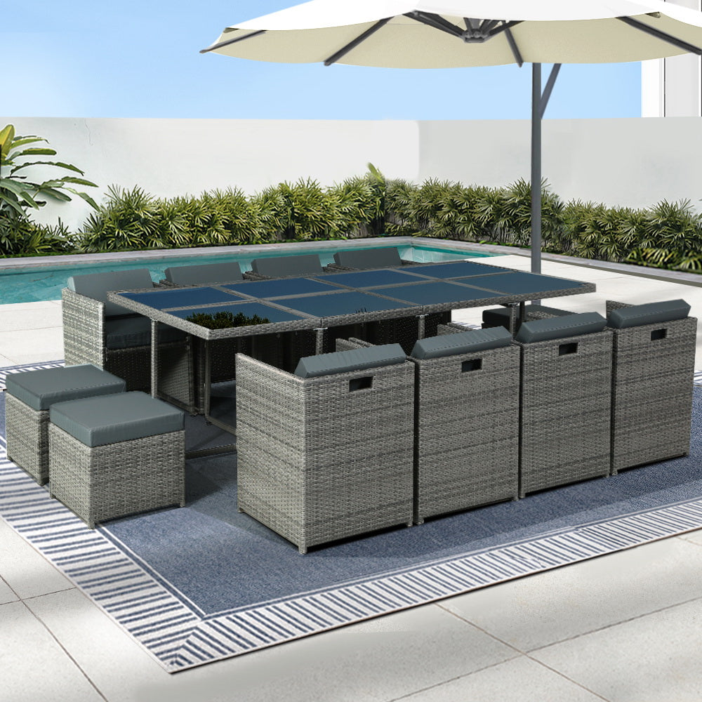 El Salvador 13PC Outdoor Dining Set - Nova Tech