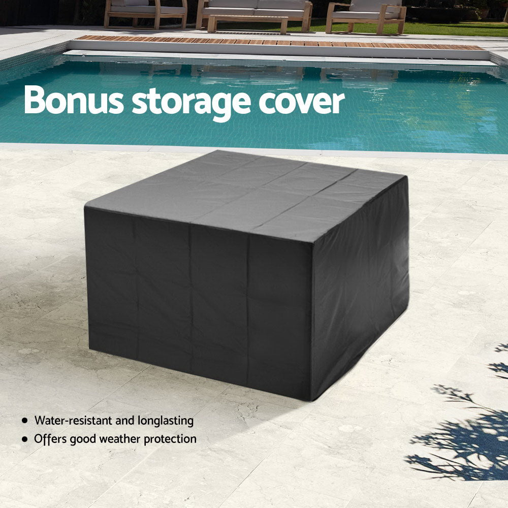 El Salvador 9PC Outdoor Dining Set