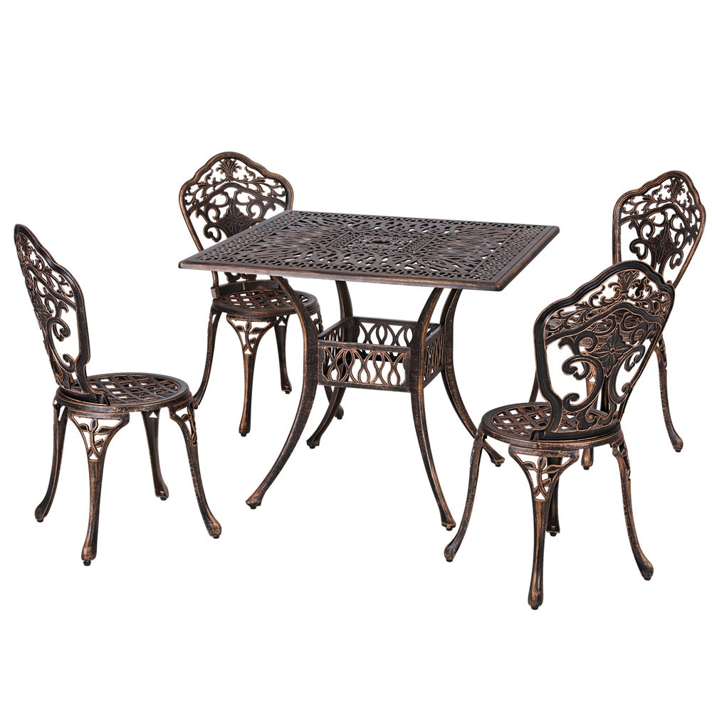 Denmark 5PC Outdoor Dining Set - Nova Tech