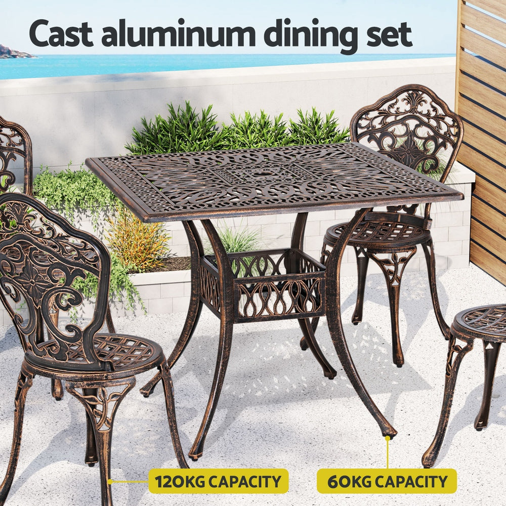 Denmark 5PC Outdoor Dining Set