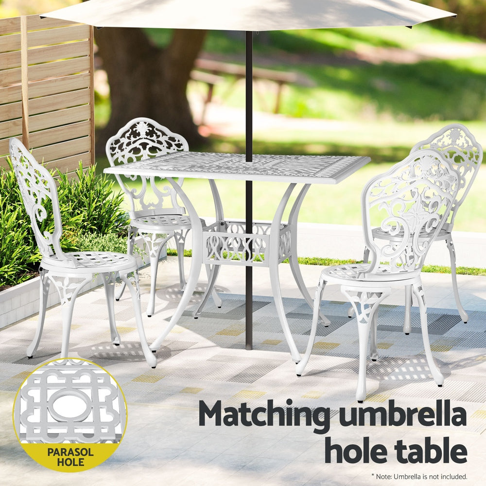 Denmark 5PC Outdoor Dining Set - Nova Tech