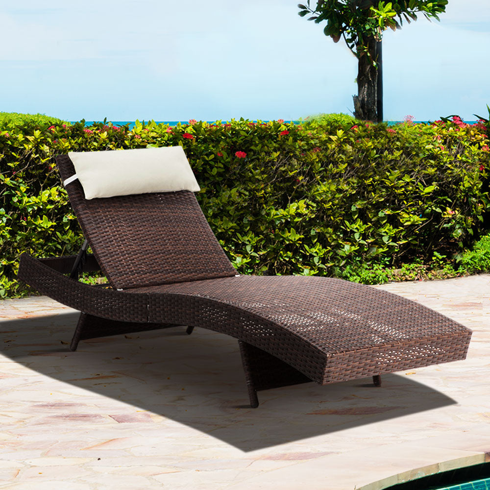 Cyprus Adjustable Sun Lounger - Nova Tech