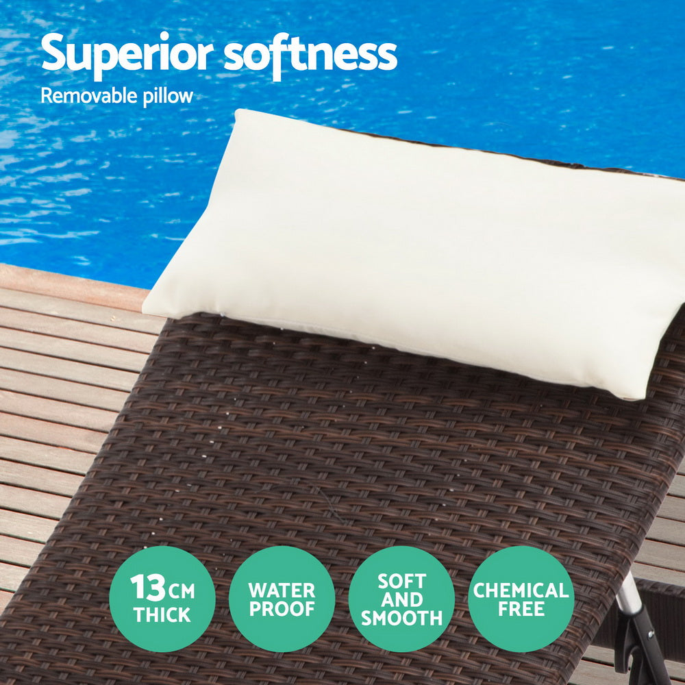 Cyprus X2 Adjustable Sun Lounger