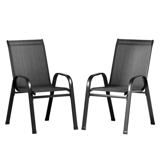 Haiti 2PC Outdoor Dining Chairs - Nova Tech