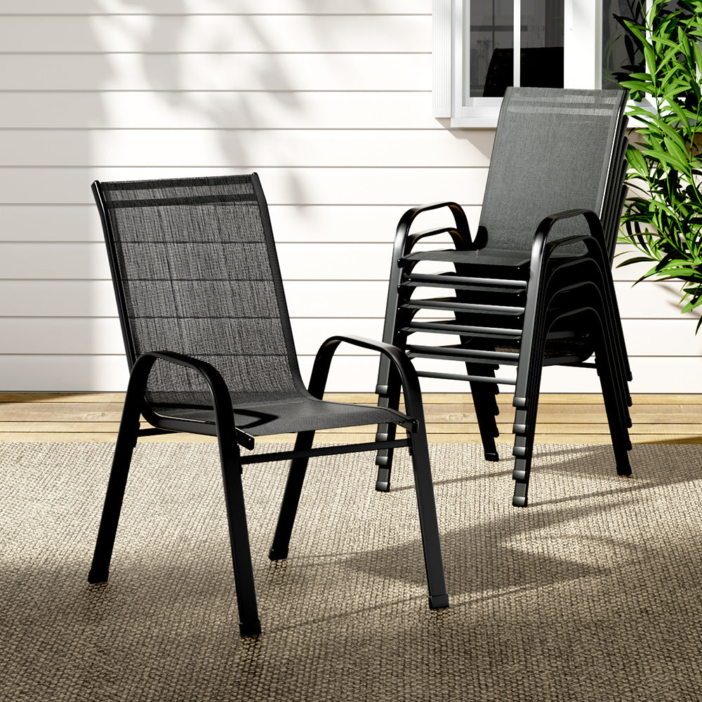 Haiti 6PC Outdoor Dining Chairs - Nova Tech