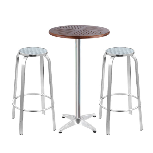 Kenya 3-Piece Outdoor Bar/Bistro Set - Nova Tech