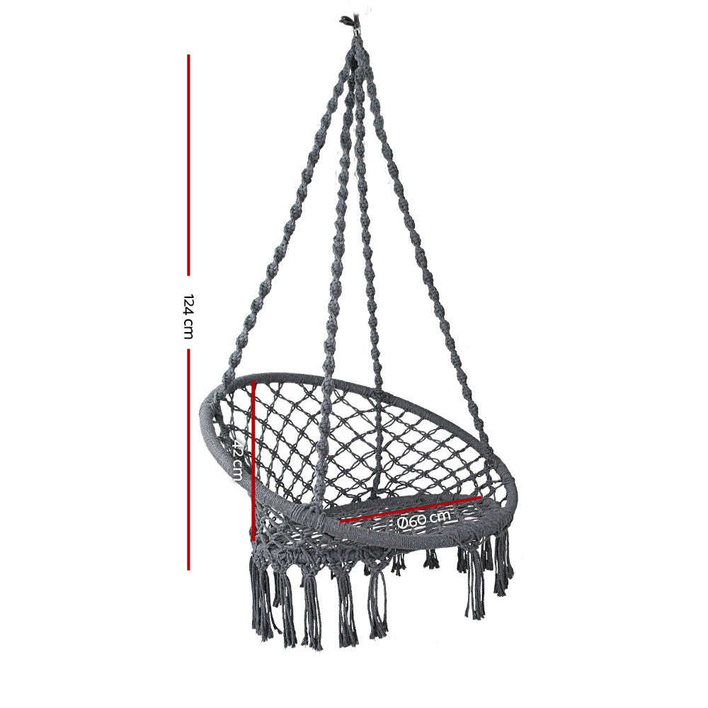 Mauritania Outdoor Macrame Hammock Chair - Nova Tech