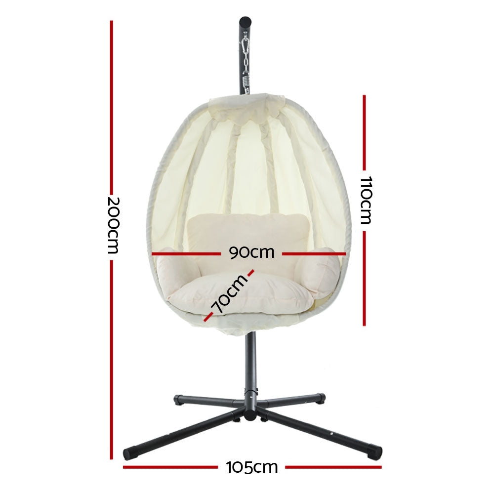 Georgia Outdoor Swinging Egg Chair