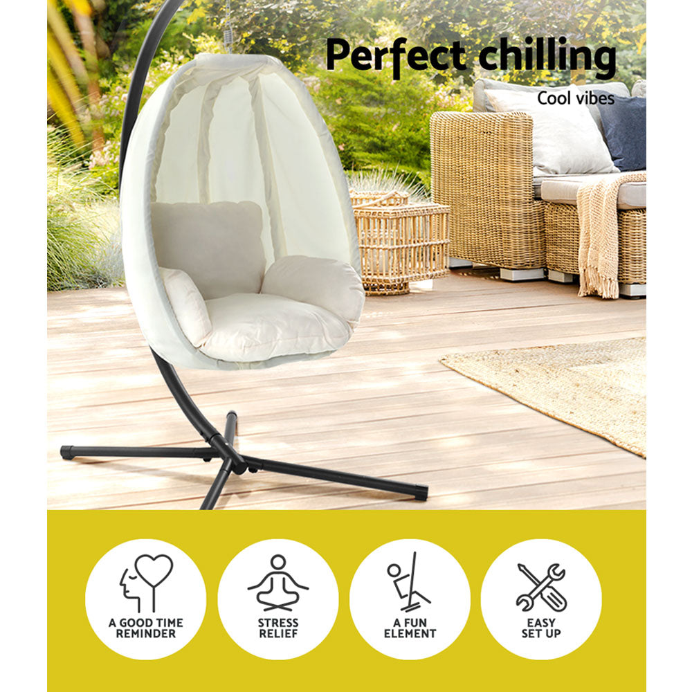 Georgia Outdoor Swinging Egg Chair