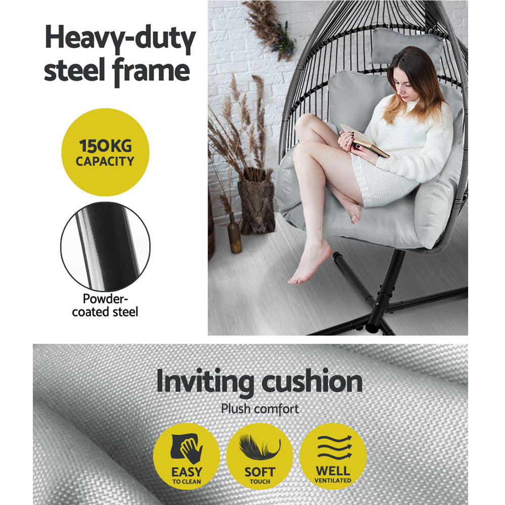 Canada Outdoor Egg Swing Chair - Nova Tech
