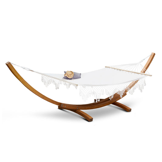 Indonesia Outdoor Hammock With Tassels - Nova Tech