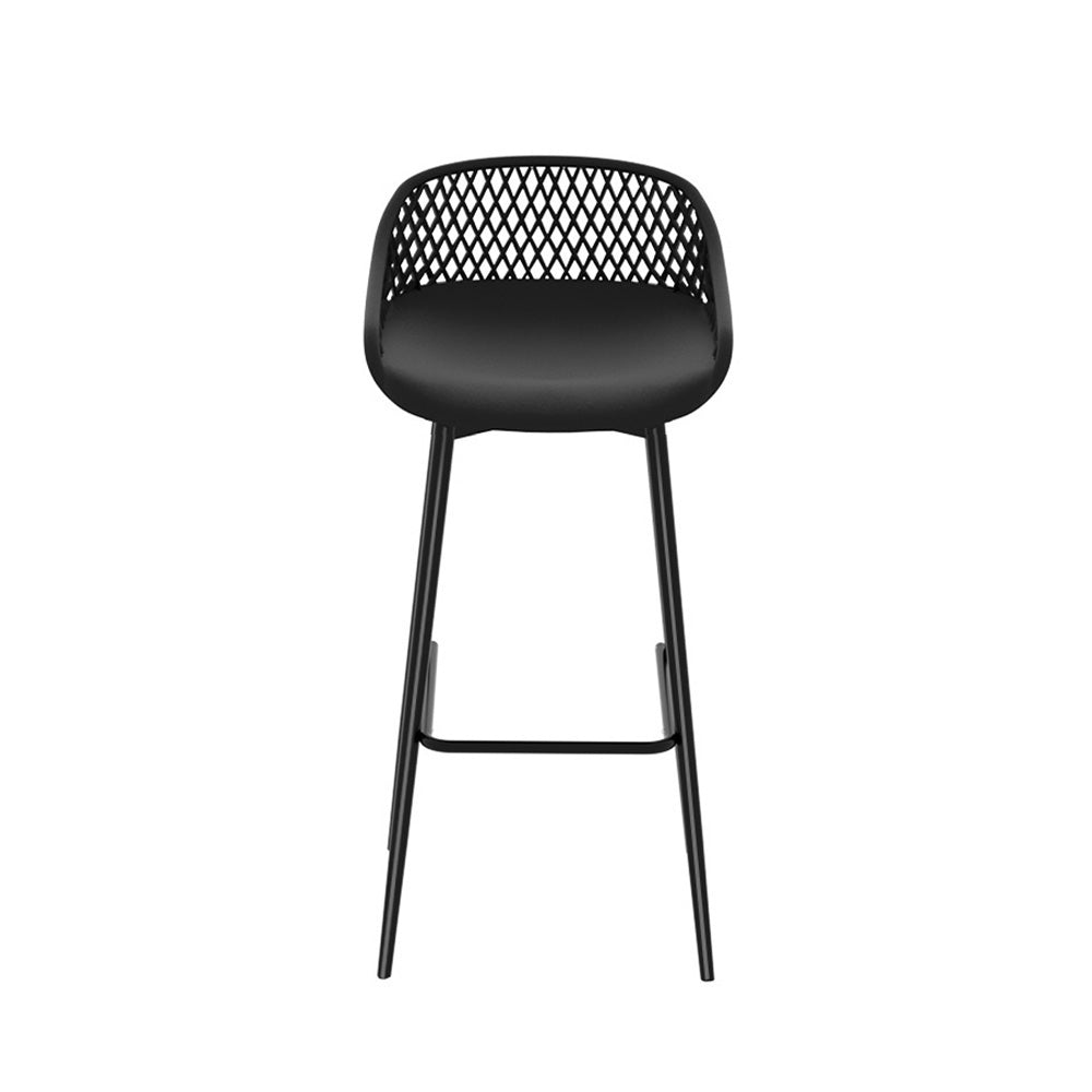Jordan 2x Outdoor Bar Stools Plastic