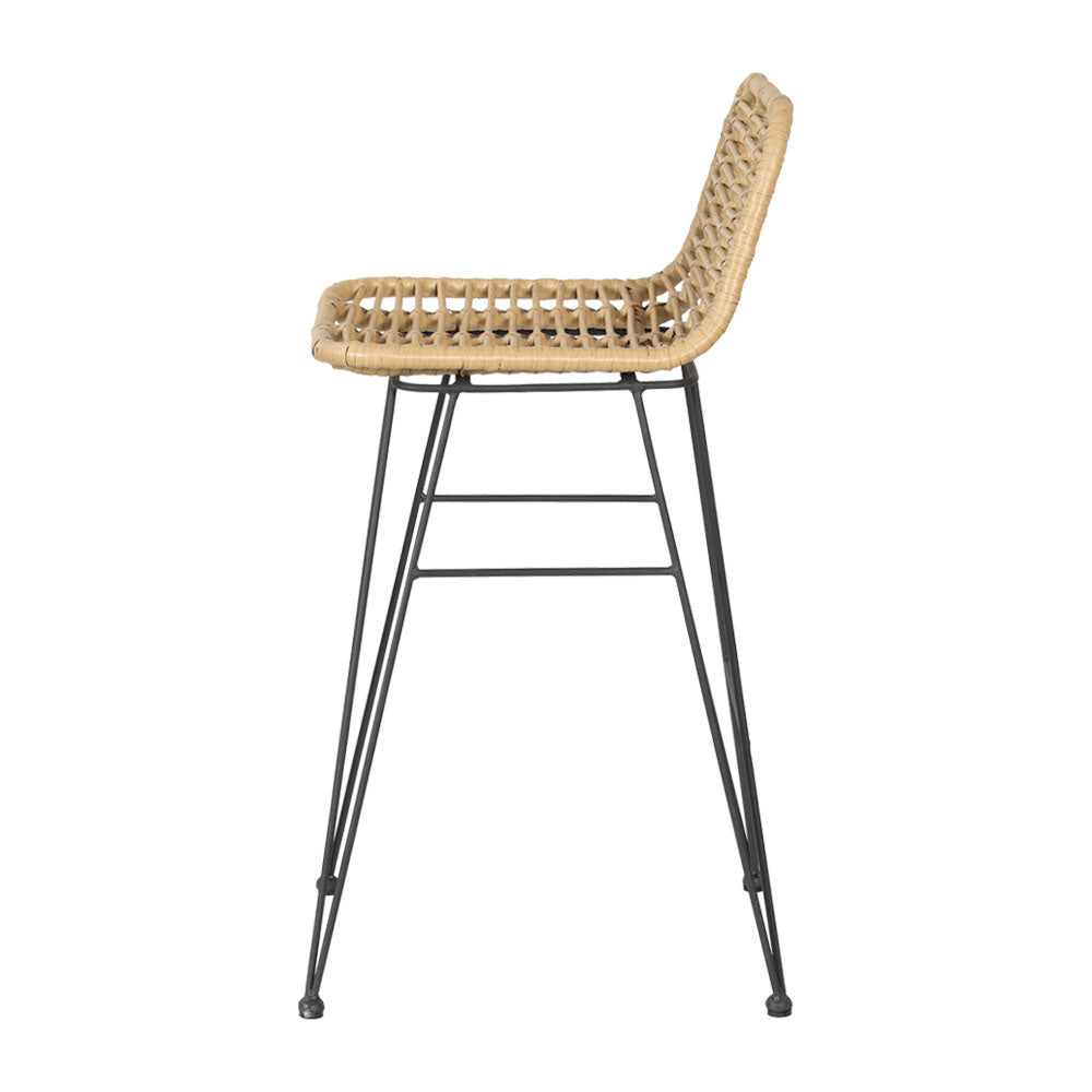 Peru X2 Outdoor Rattan Bar Stools - Nova Tech