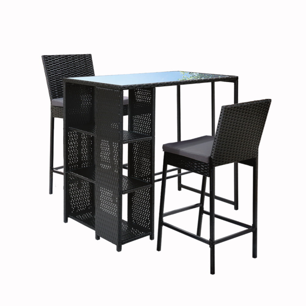Nepal 3-Piece Outdoor Bar Set - Nova Tech