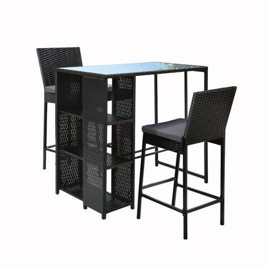 Nepal 3-Piece Outdoor Bar Set - Nova Tech