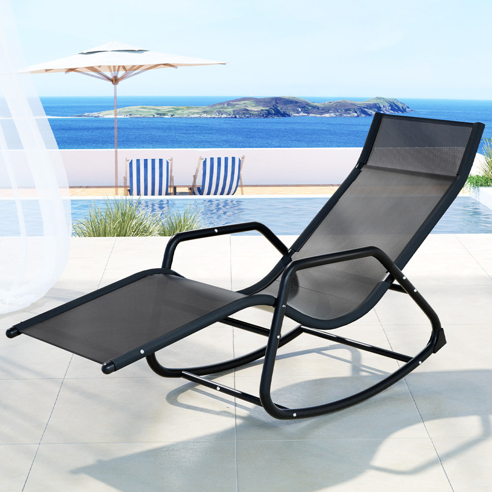 Brunei Rocking Sun Lounger - Nova Tech