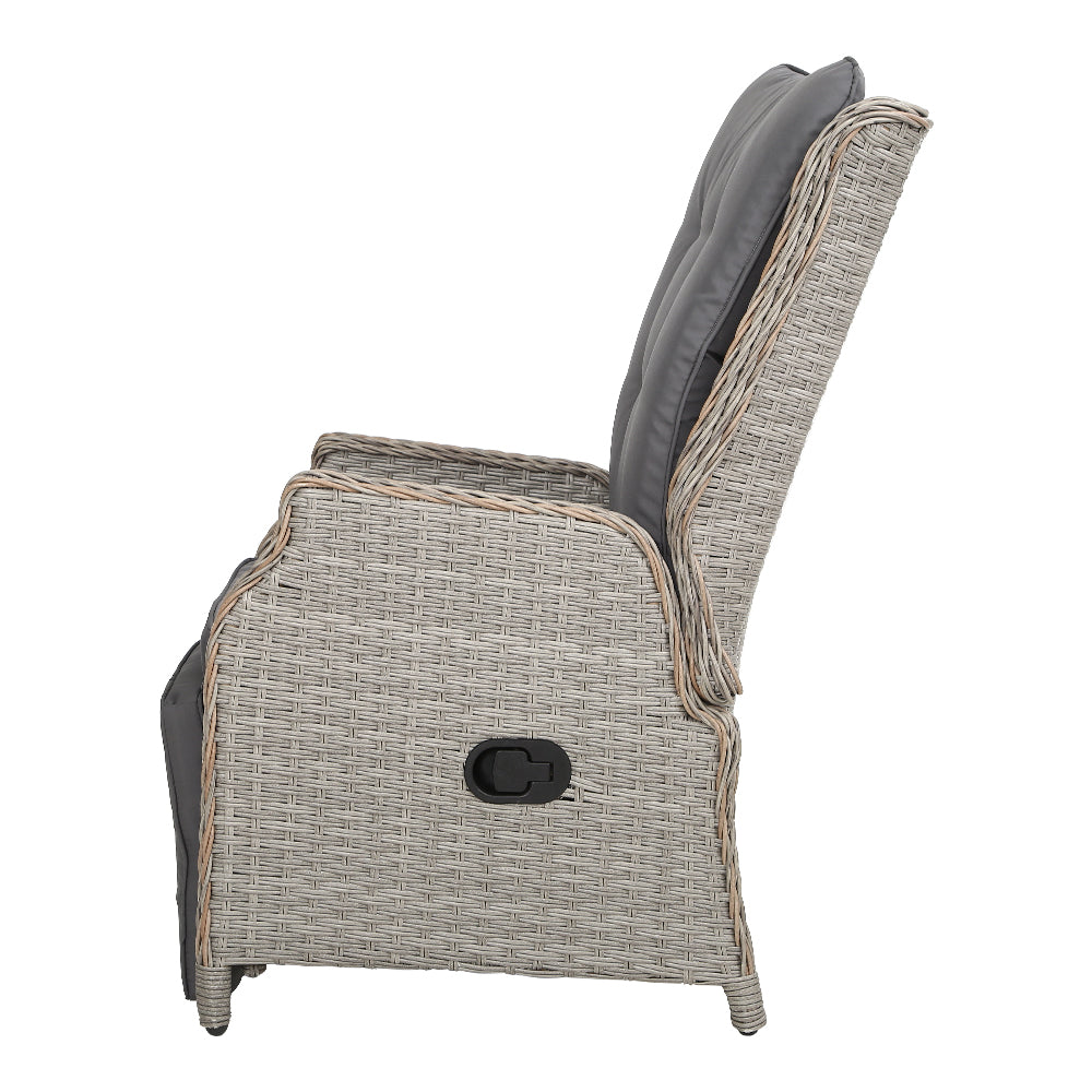 Nauru Wicker Recliner Chair - Nova Tech
