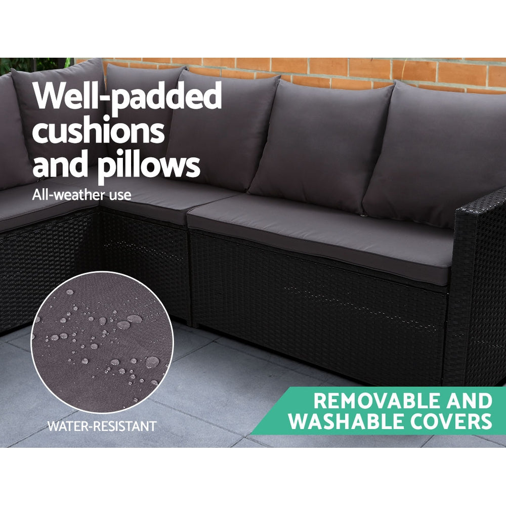 Brazil Outdoor Dining Lounge Sofa Set - Nova Tech