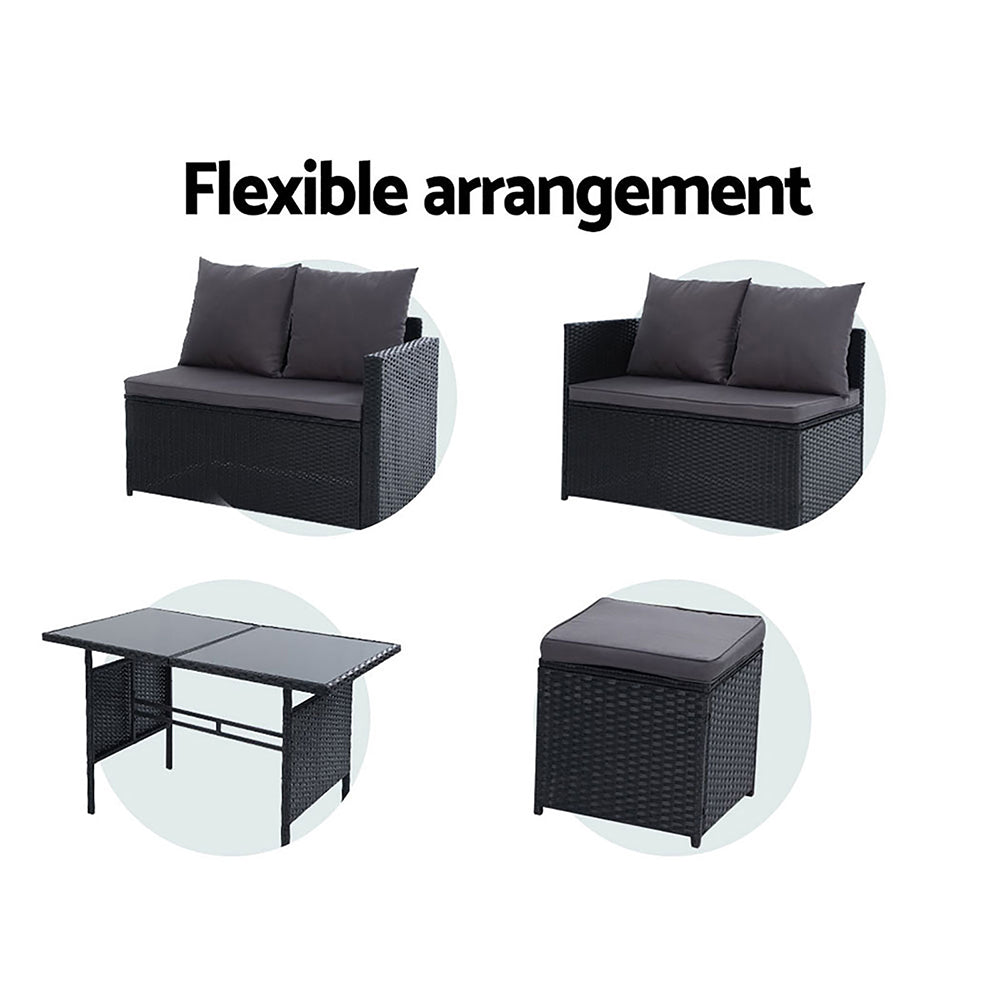 Brazil Outdoor Dining Lounge Sofa Set