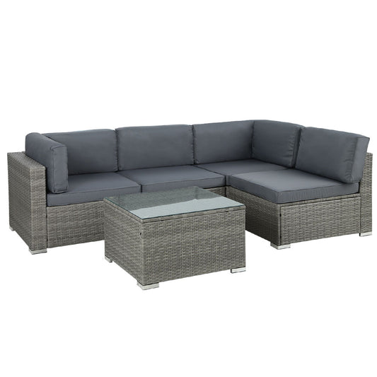 Kuwait 5PC Outdoor Lounge With Coffee Table - Nova Tech