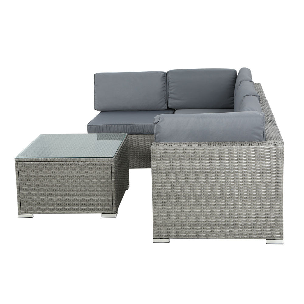 Kuwait 5PC Outdoor Lounge With Coffee Table