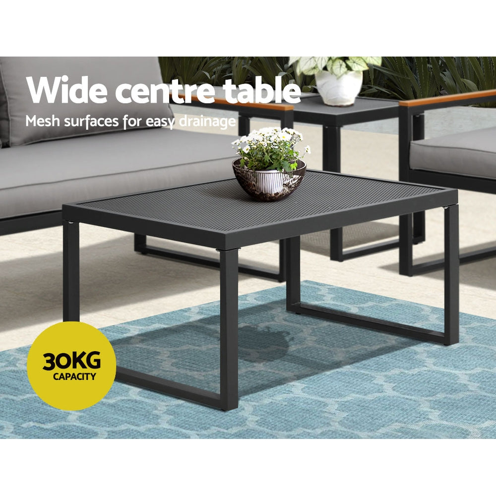 Namibia 4PC Outdoor Lounge Set With Coffee Table & Side Table