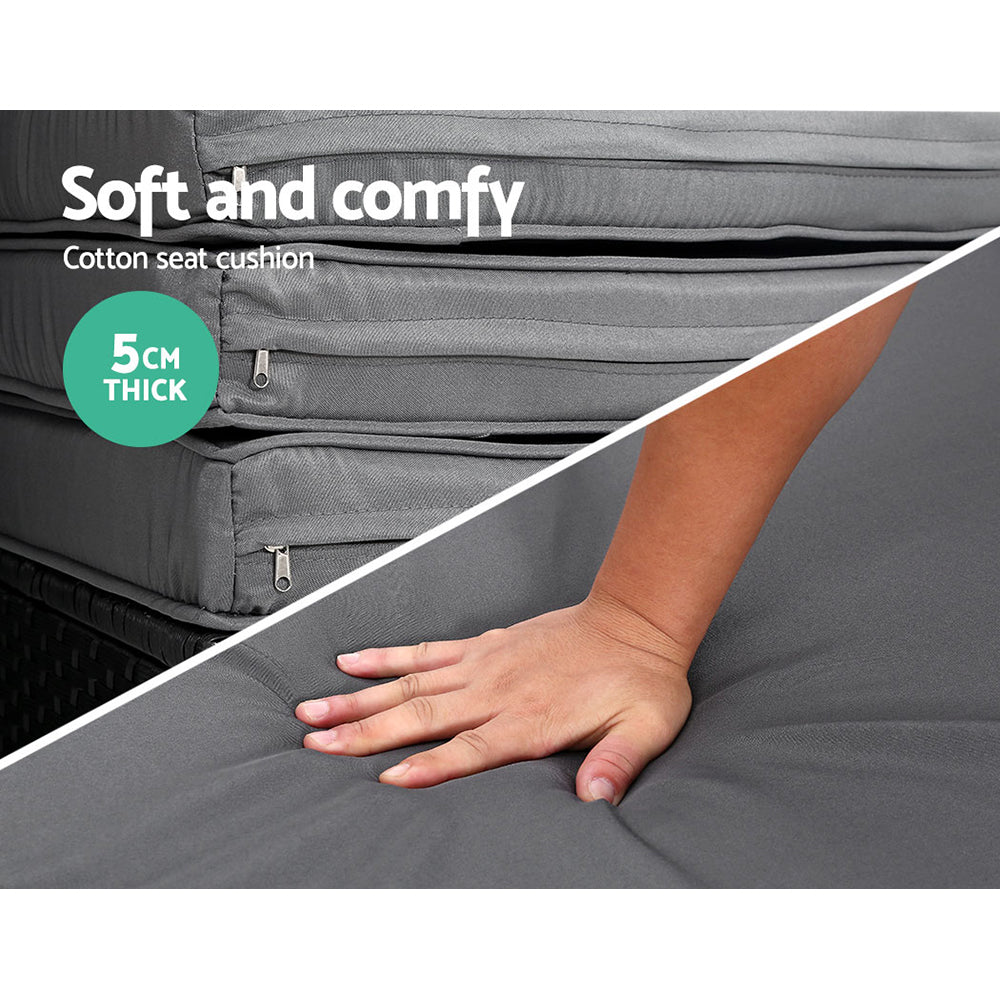 Morocco Day Bed With Sun Shade - Nova Tech