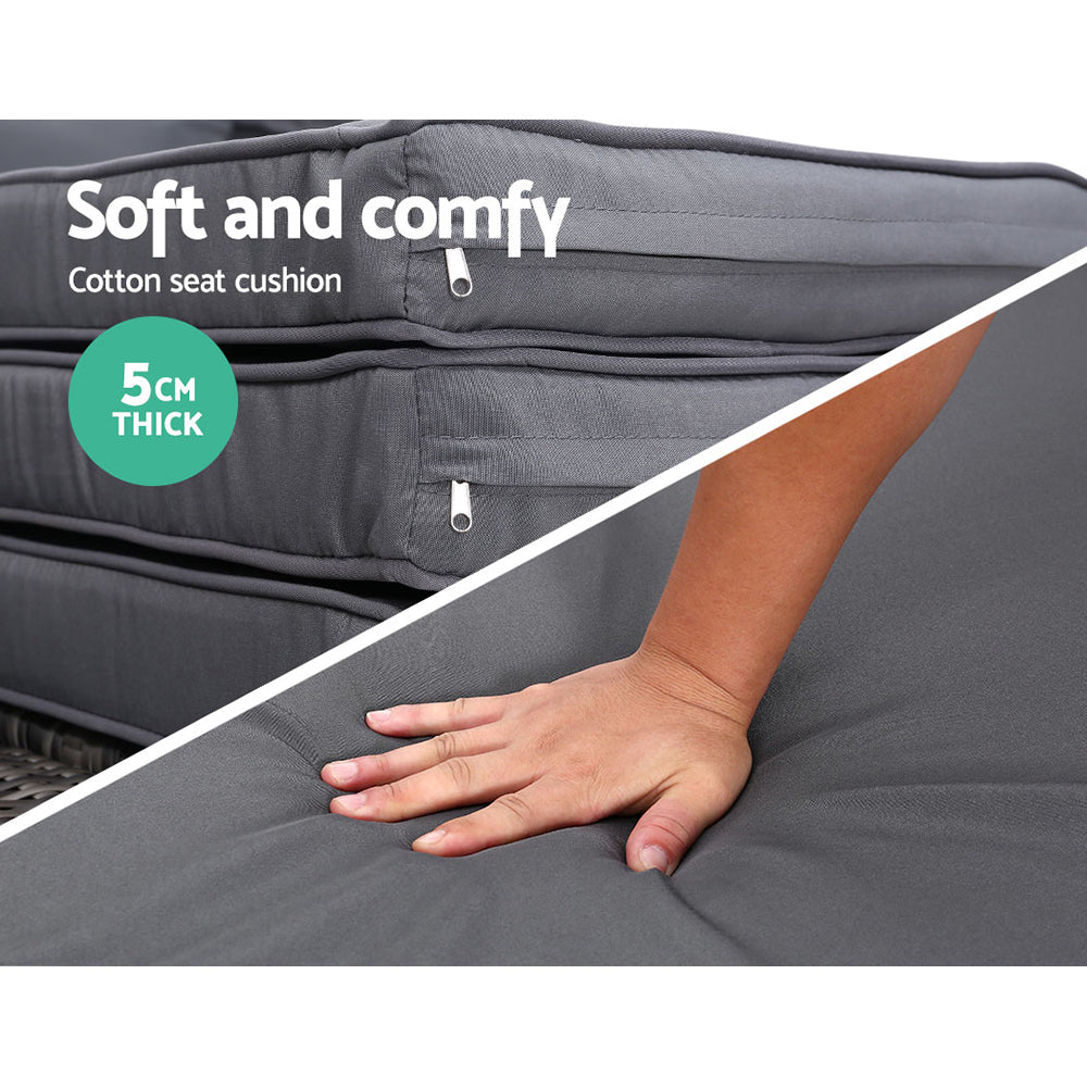 Morocco Day Bed With Sun Shade - Nova Tech