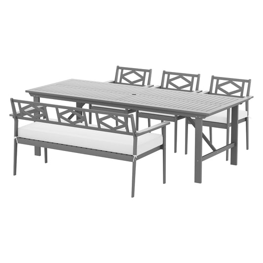 Estonia 5PC Outdoor Wooden Dining Set - Nova Tech