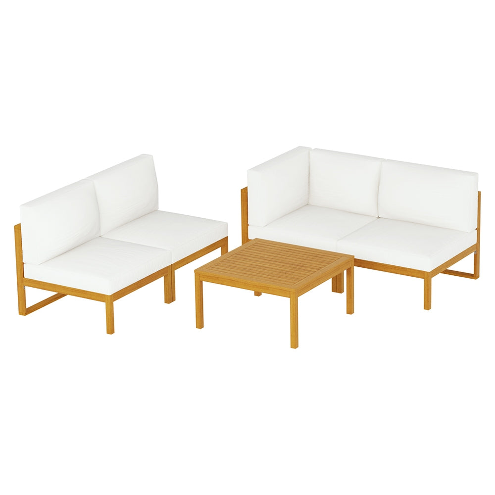 Moldova 5PC Outdoor Lounge Set With Coffee Table