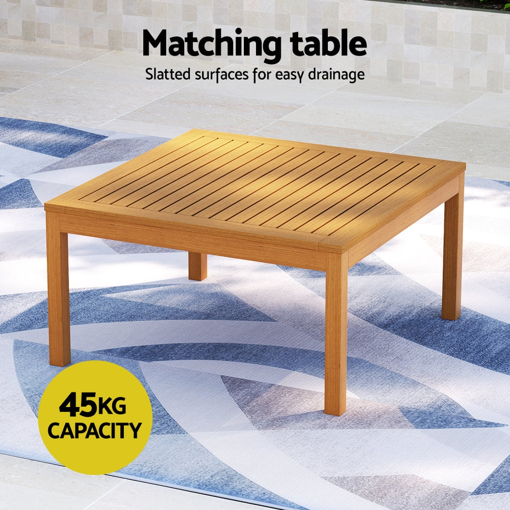 Moldova 5PC Outdoor Lounge Set With Coffee Table