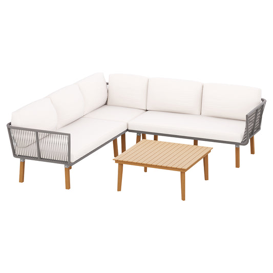 Mauritius 4PC Outdoor Lounge Set With Coffee Table - Nova Tech