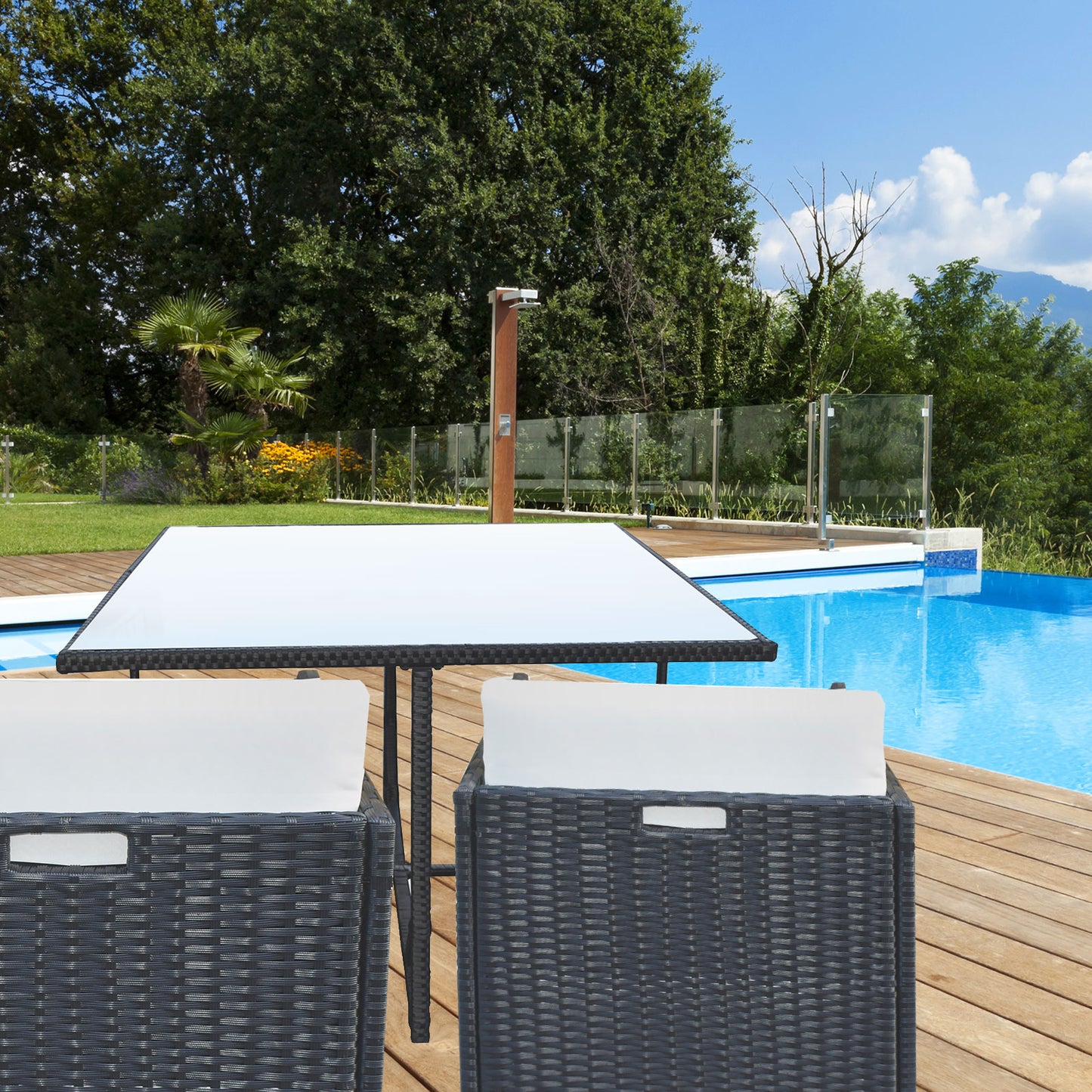 Ghana 5PC Outdoor Dining Set