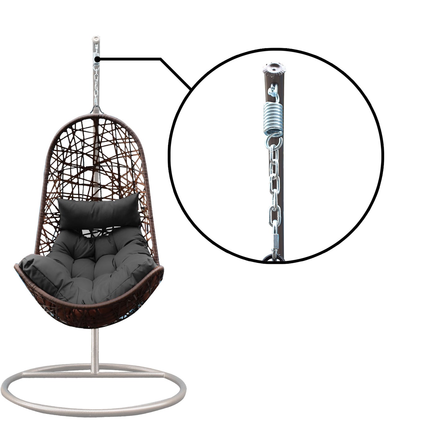 Costa Rica Outdoor Wicker Egg Chair