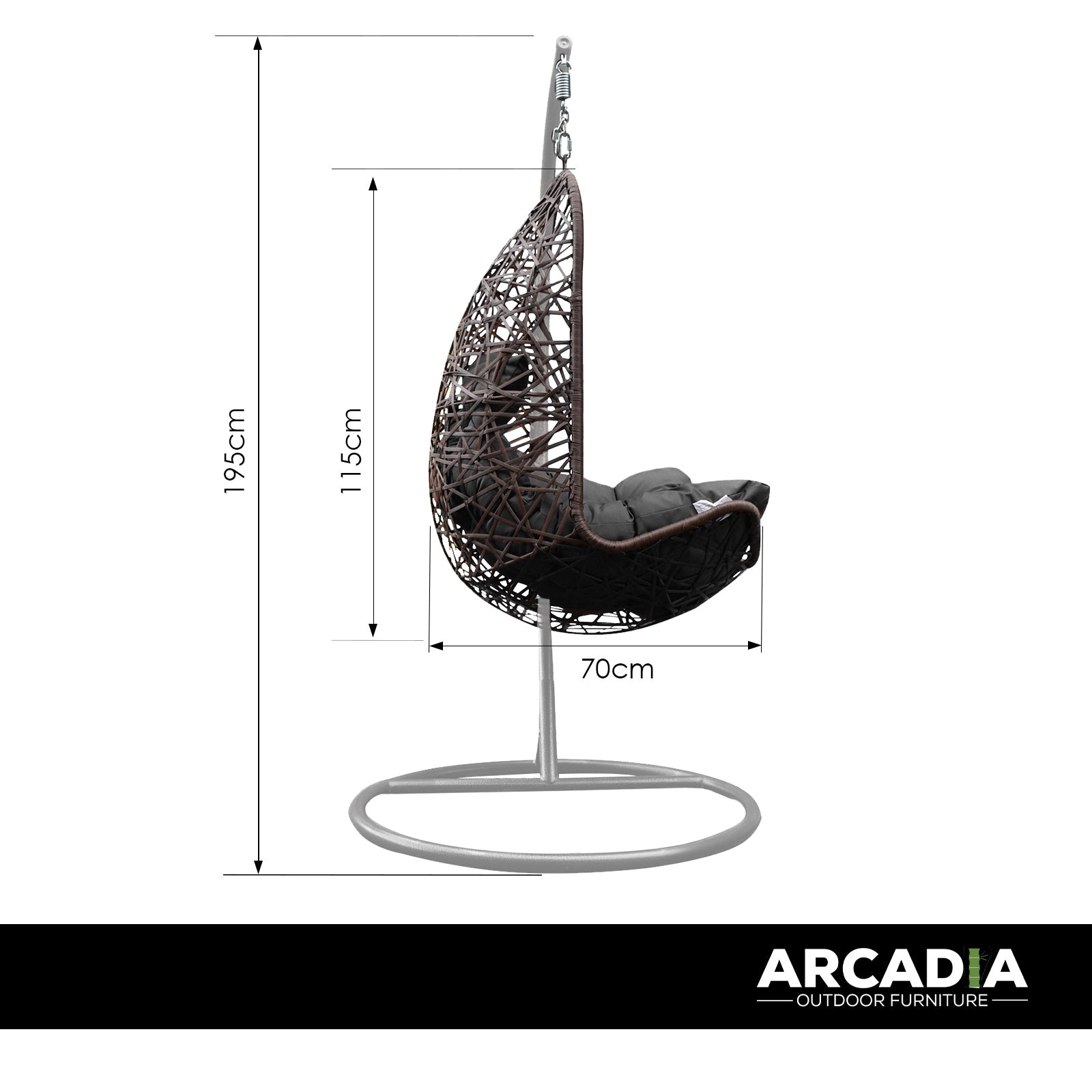 Costa Rica Outdoor Wicker Egg Chair - Nova Tech