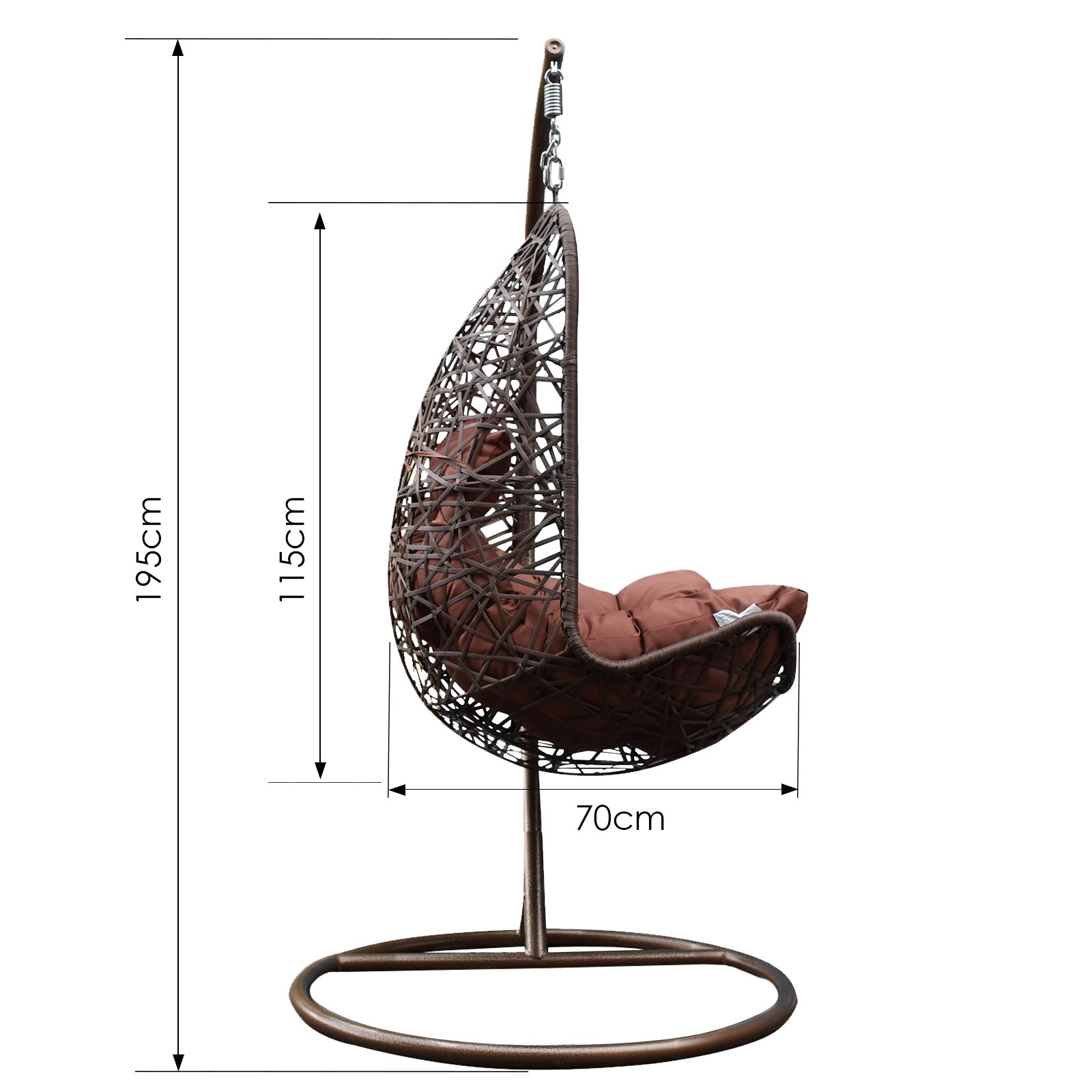 Costa Rica Hanging Basket Egg Chair - Nova Tech