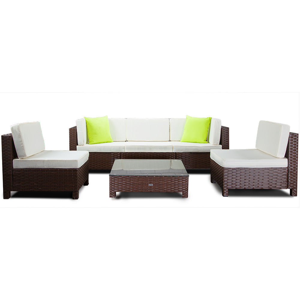 Poland 6pc Outdoor Furniture Setting - Nova Tech