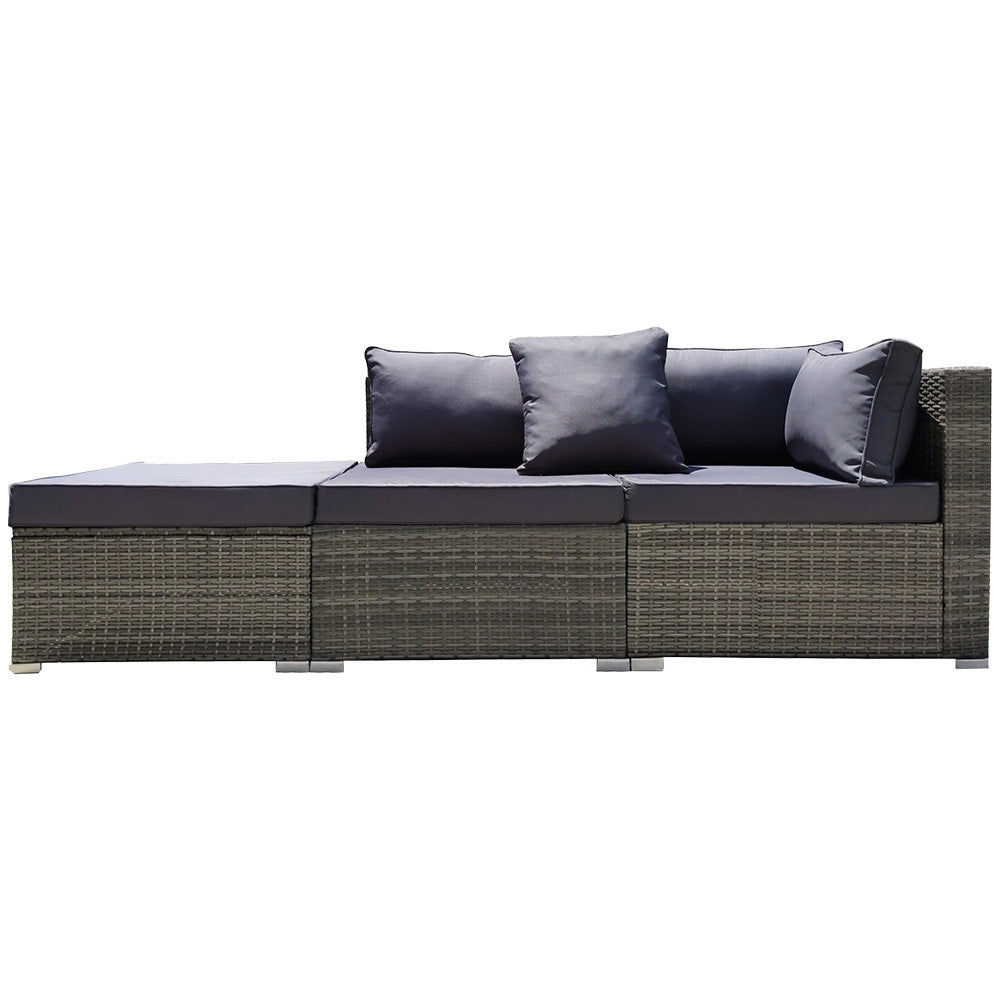 London 3PC Wicker outdoor Lounge Set