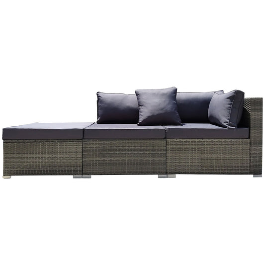 London 3PC Wicker outdoor Lounge Set - Nova Tech