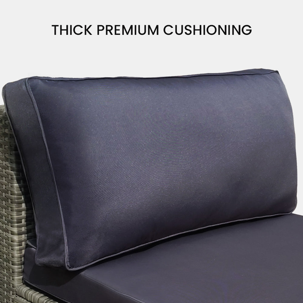 London 3PC Wicker outdoor Lounge Set - Nova Tech